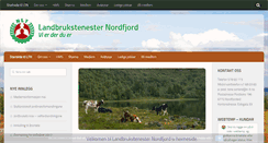 Desktop Screenshot of nordfjord.landbrukstenester.no